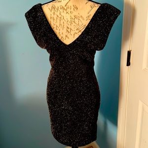 Beautiful mini dress for cocktail hour.